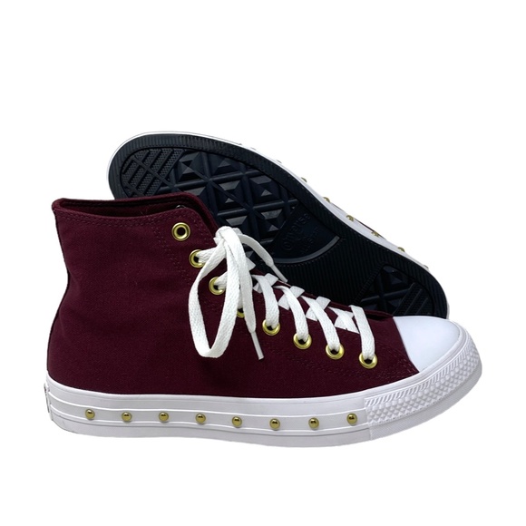 Converse Chuck Taylor High Top Bordeaux Shoes Casual Women Size Sneakers A07906F - Picture 8 of 10
